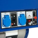 EBERTH 2200 Watt Notstromaggregat Stromerzeuger Stromaggregat mit Fahrwerk, E-Start – Bild 5