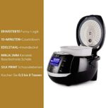 Yum Asia Sakura Reiskocher mit Keramikschale und Advanced Fuzzy Logic (8 Tassen, 1,5 Liter), 6 Reiskochfunktionen, 6 Multikocherfunktionen, Motouch LED-Display, 220-240V EU – Bild 3