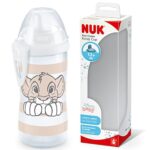 NUK Trinklernbecher | 12+ Monate | beissresistenter Trinkschnabel | Clip & Schutzkappe | 300 ml | BPA-frei |