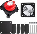 Bolatus Batterie Trennschalter 12V 24V 48V Batterieschalter 1-2-Both-OFF, 275A Hauptschalter Stromschalter Akku Trennen Master für Auto LKW Boot Jacht Wohnwagen Motorrad KFZ – Bild 7