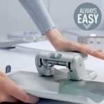 Leitz Extrastarker Registraturlocher aus Metall,  Grosser Locher für das Büro, Anschlagschiene mit Formatangaben, Ergonomisches Design – Bild 6