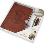 Harry Potter Notizbuch | Geheimes Tagebuch Mädchen mit Schloss | Kleines Hogwarts Notizbuch und Geheimstifte für Kinder, Tagebuch Kinder, Geschenke für Mädchen