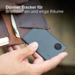 Tile Slim (2022) Bluetooth Schlüsselfinder, 1er Pack, 60m Reichweite, inkl. Community Suchfunktion, iOS und Android App, kompatibel mit Alexa und Google Home, schwarz – Bild 2