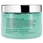 PraNaturals Erfrischendes Körperpeeling Body Scrub aus dem Toten Meer 500g 100% Bio nahrhaftes Hautpeeling Salzpeeling reich an natürlichen Mineralstoffen für alle Hauttypen, mit Mango- und Kiwiduft – Bild 7