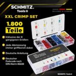 Crimpzangen Aderendhülsen Set von SCHMITZ.Tools® [1800 Teile] - Premium Aderendhülsen Zange [0,25– 10mm2] - Krimpzange - Crimpzange Set - Presszange - Elektrowerkzeug - Aderendhülsenzange – Bild 4
