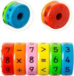 Kesote 2 Stück Lernspielzeug Mathematik Rechenrolle Einschulung Mathe Lernen Rechnen Spielzeug Schulanfang Schulkind Schuleinführung Geschenk Weihnachten – Bild 3