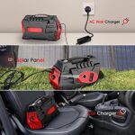 Powkey Tragbare Powerstation 407Wh/ 500W Reine Sinuswelle Solar Generatoren Akku mit 230V Ausgang/Car Lighter Port/USB Ausgabe,für Reise Camping Wohnmobil und als Notstromaggregat – Bild 3