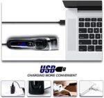 Hatteker Profi Haarschneidemaschine Haarschneider Herren Bartschneider Barttrimmer Haartrimmer Präzisionstrimmer Langhaarschneider Trimmer Männer Akku- und Netzbetrieb Wasserdicht 3 In 1 – Bild 8
