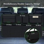 SURDOCA kofferraum organizer auto - 3rd Gen [doppelte Kapazität] organizer auto, ausgestattet mit [Starkes elastisches Netz & 4 Zauberstabstruktur],kofferraumtasche,autotasche kofferraumtasche – Bild 2