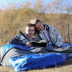 KingCamp Schlafsack Deckenschlafsäcke Leichtgewicht Warm Outdoor Kinder & Erwachsenen 3-4 Jahreszeiten für Camping Wandern mit Tragetasche – Bild 6