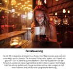 Eurotronic Comet Wifi 2021, Heizkörperthermostat, Smart Home Zubehör, Thermostat zur Regulation der Raumtemperatur von unterwegs – Bild 6