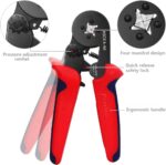 Preciva Crimpzangen Set mit 1200 Aderendhülsen (0,25–10 mm²) – Bild 2