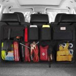 SURDOCA kofferraum organizer auto - 3rd Gen [doppelte Kapazität] organizer auto, ausgestattet mit [Starkes elastisches Netz & 4 Zauberstabstruktur],kofferraumtasche,autotasche kofferraumtasche