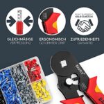 BAURIX® Crimpzange mit Aderendhülsen Set I Aderendhülsenzange selbsteinstellend [Für 0,25-10mm²] I Krimpzange, Crimpzangen, Crimp Zange, Presszange – Bild 2