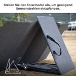 ECOFLOW 160W Solar Panel, Solarpanels Faltbar Solarmodul für Delta & RIVER Serie Tragbare Powerstation, Photovoltaik Modul Solaranlage Solaranlage für Outdoor Garten Balkon Wohnwagen Camping – Bild 3