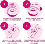 Veet Spawax Elektrischer Wachserwärmer mit Warmwachsscheiben – Bild 2