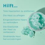 PraNaturals Erfrischendes Körperpeeling Body Scrub aus dem Toten Meer 500g 100% Bio nahrhaftes Hautpeeling Salzpeeling reich an natürlichen Mineralstoffen für alle Hauttypen, mit Mango- und Kiwiduft – Bild 3