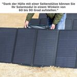 ECOFLOW 160W Solar Panel, Solarpanels Faltbar Solarmodul für Delta & RIVER Serie Tragbare Powerstation, Photovoltaik Modul Solaranlage Solaranlage für Outdoor Garten Balkon Wohnwagen Camping – Bild 7