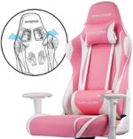 GTPLAYER Gaming Stuhl Bürostuhl Zocker Gamer Ergonomischer Stuhl Einstellbare Armlehne Einteiliger Stahlrahmen Einstellbarer Neigungswinkel – Bild 2