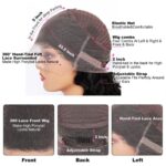 Full 360 Lace Front Human Hair Wigs Straight Echthaar Perücke Damen Glueless – Bild 5