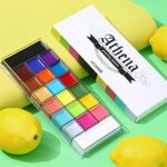 20 Farben Gesicht Body Painting Öl, sicher für Kinder/Erwachsene Flash Tattoo Malerei Kunst, Halloween Party Make-up Kostüm Professionelle Beauty Palette – Bild 4