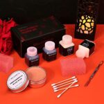 CHASPA Halloween Flüssigkeit Latex SFX Bilden Kit für Gefälscht Narben Wound Bilden - Scar Narben Wachs, Flüssigkeit Latex, Fake Gefälscht Blut, Spatel Werkzeug, Tupferschwämme für Halloween – Bild 2