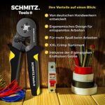 Crimpzangen Aderendhülsen Set von SCHMITZ.Tools® [1800 Teile] - Premium Aderendhülsen Zange [0,25– 10mm2] - Krimpzange - Crimpzange Set - Presszange - Elektrowerkzeug - Aderendhülsenzange – Bild 8