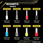 Crimpzangen Aderendhülsen Set von SCHMITZ.Tools® [1800 Teile] - Premium Aderendhülsen Zange [0,25– 10mm2] - Krimpzange - Crimpzange Set - Presszange - Elektrowerkzeug - Aderendhülsenzange – Bild 5