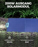 BLUETTI Solargenerator AC200MAX mit 3 x PV200 Solarpanel, 2048Wh/2200W LiFePO4 Tragbare Powerstation Stromaggregat, 200W Solarmodule für Notstromversorgung Camping, Stromausfall – Bild 4