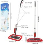 Aiglam Sprühwischer, Bodenwischer mit Sprühfunktion für schnelle Reinigung, Spray Mop mit Sprühdüse, Wischer mit Wassertank und 3-Mikrofaserbezug – Bild 3