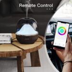 Alexa Smart Aroma Diffuser 600ml, Ankrs Ätherische Öle Diffusor Aroma Luftbefeuchter, WLAN Diffuser kompatibel mit Alexa/Google Home, Smart Home, Ultra Quiet, BPA Free für Schlafzimmer, Büro, Spa – Bild 4