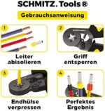 Crimpzangen Aderendhülsen Set von SCHMITZ.Tools® [1800 Teile] - Premium Aderendhülsen Zange [0,25– 10mm2] - Krimpzange - Crimpzange Set - Presszange - Elektrowerkzeug - Aderendhülsenzange – Bild 7