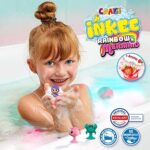 CRAZE INKEE MERMAID Magische Duft Badekugel mit Meerjungfrau Saugnapf Figuren Badebomben mit Überraschung Badewannenspielzeug Badespass für Kinder – Bild 3