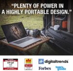 Jackery Explorer 500, 518Wh Tragbare Powerstation Mobiler Stromspeicher mit 230V/500W (Spitze 1000W) Steckdose + USB, Mobile Stromversorgung mit LCD-Anzeige für Party, Camping, Wohnmobil, Heimwerken – Bild 2