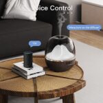 Alexa Smart Aroma Diffuser 600ml, Ankrs Ätherische Öle Diffusor Aroma Luftbefeuchter, WLAN Diffuser kompatibel mit Alexa/Google Home, Smart Home, Ultra Quiet, BPA Free für Schlafzimmer, Büro, Spa – Bild 3