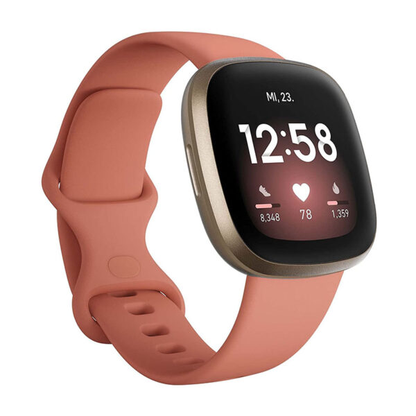 Fitbit Versa 3, Gesundheits & Fitness Smartwatch mit 6 monatiger Premium Mitgliedschaft, GPS, Tagesform Index und bis zu 6+ Tage Akku