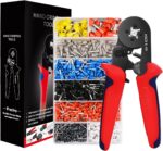 Preciva Crimpzangen Set mit 1200 Aderendhülsen (0,25–10 mm²)