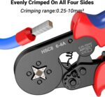 Preciva Crimpzangen Set mit 1200 Aderendhülsen (0,25–10 mm²) – Bild 7