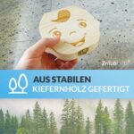 Original Zrilubkrelz® Zahnbox Zahndose für Kinder aus Holz