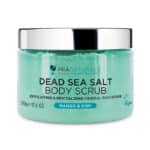 PraNaturals Erfrischendes Körperpeeling Body Scrub aus dem Toten Meer 500g 100% Bio nahrhaftes Hautpeeling Salzpeeling reich an natürlichen Mineralstoffen für alle Hauttypen, mit Mango- und Kiwiduft