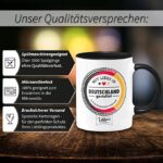 Tassenbrennerei Tasse mit Spruch Keine Sorge Mama Ich werde Dich für den Rest Deines Lebens Nerven - Spülmaschinenfest - Geschenk zum Muttertag Geburtstagsgeschenk – Bild 4
