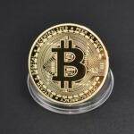 PfX Goldene Bitcoin-Etherum-Solana Sammlermünze 24K vergoldet mit Etui – Bild 2