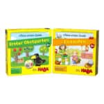 Haba 4655, Meine ersten Spiele Erster Obstgarten, unterhaltsames Brettspiel rund um Farben und Formen ab 2 Jahren, Holzspielzeug und Lernspiel, der Spieleklassiker für kleine Kinder