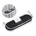 Hawsam Ohne Bohren Duschablage für die Duschstange, Badezimmer Dusche Rack Verstellbar Höhe, Für Duschstange mit Durchmesser von 19mm - 25mm