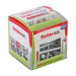fischer DUOPOWER, Universaldübel mit Sicherheitsschraube, 2 Komponenten Dübel, Kunststoffdübel zur Befestigung in Beton, Ziegeln