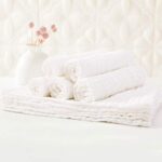 YOOFOSS Mullwindeln Spucktücher Mulltücher Saugstark Waschlappen Baumwolle Faltwindeln für Baby Kochfest Premium Qualität – Bild 7