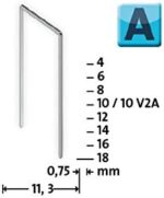 Novus Feindrahtklammern superhart, Sparverpackung, Tacker-Klammern , Heftmittel aus Stahldraht – Bild 2