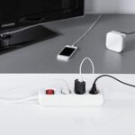Hama Steckdosenleiste (Mehrfachsteckdose mit Save Energy-Schalter zum Stromsparen, Steckplätze 45 Grad gedreht, Kabel 1,4m, GS geprüft, Mehrfachstecker für Home Office) – Bild 8