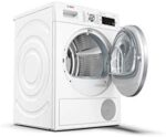 Bosch WTW875W0 Serie 8 Wärmepumpen Trockner, A+++, 176 kWh/Jahr, 8 kg, Weiss mit Glastür, AutoDry, SelfCleaning Condenser™, SensitiveDrying System [Energieklasse A+++] – Bild 3