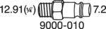 HAZET Ausblaspistole 9040P-1 | 100 mm lange, gebogene Drüse, 6 Bar Betriebsdruck mit ergonomischem Handgriff | für ein schnelles entfernen von Spänen oder anderen Fremdkörpern – Bild 4